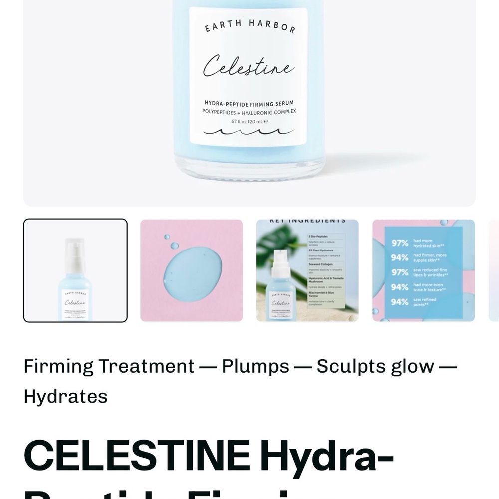 Earth Harbor - Celestine Hydra-Peptide Firming Serum